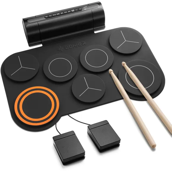 DONNER DED-20 BATERIA DIGITAL MULTIPAD 7 PADS DONNER DED-20 BATERIA DIGITAL MULTIPAD 7 PADS - Imagen 2