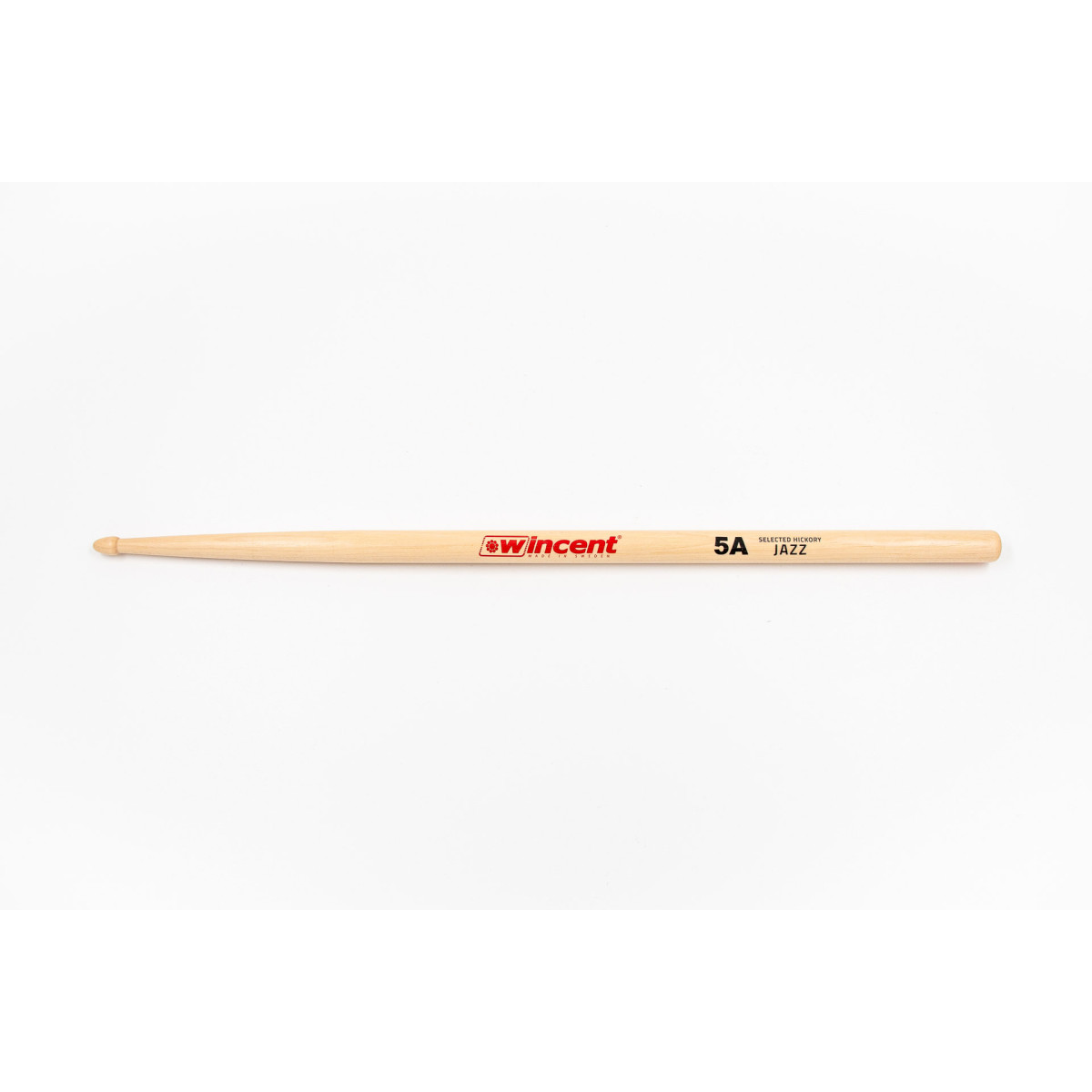Wincent W-5AJ Hickory Jazz Baqueta Wincent W-5AJ Hickory Jazz Baqueta - Imagen 2