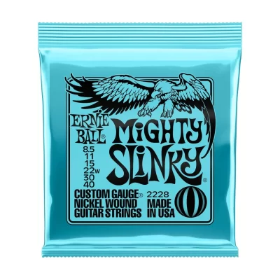 Ernie Ball 8.5-40 Mighty Slinky P02228 Cuerdas para guitarra eléctrica