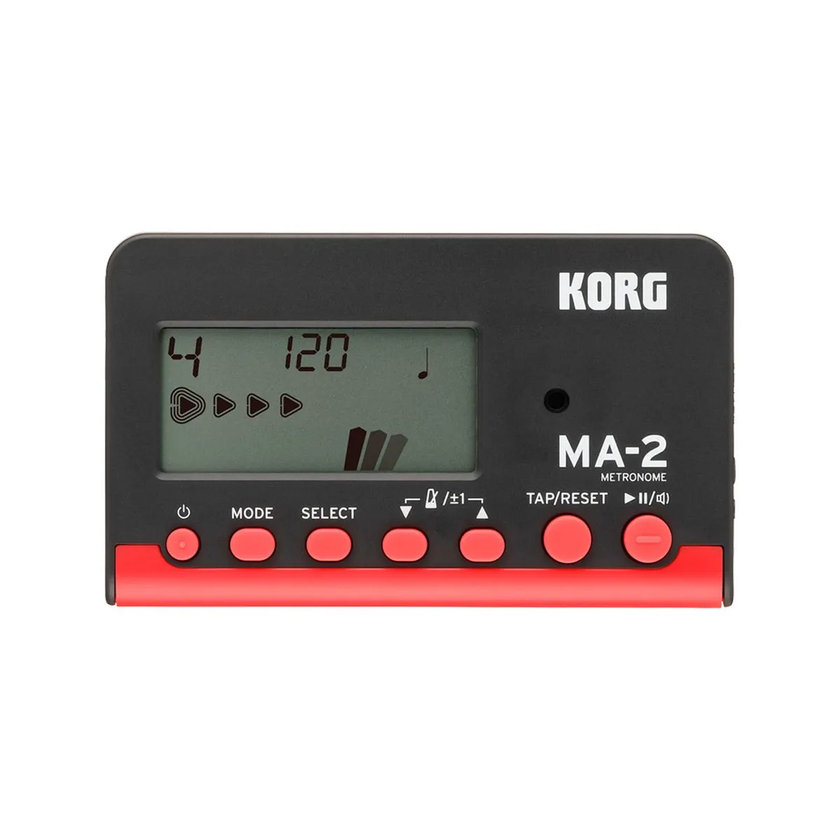 Metrónomo Korg MA-2 Black-Red Metrónomo Korg MA-2 Black-Red