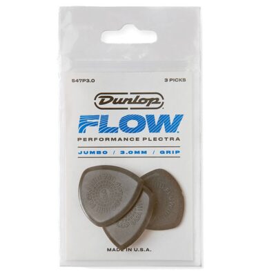 Pack uñetas Dunlop FLOW JUMBO W/GRIP 3.0MM