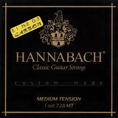 Hannabach 728mtc Clasica Tension Media Encordado Guitarra