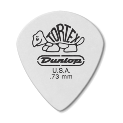 Dunlop 478 Tortex WHITE JAZZ III Uñetas Calibre: .73mm Blanco 12 Unidades