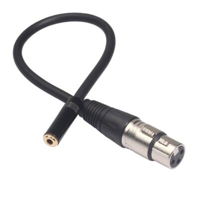 STAGELAB SMFS-XLRF-5cm Cable miniplug-H a XLR-H 5cm