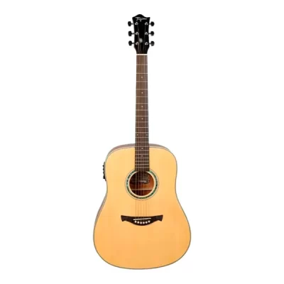Guitarra Electroacústica Tagima TW-25 EQ NTS Folk Dreadnought en Color Natural Satin