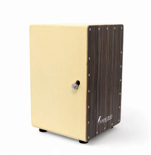 Cajón Tropicana Double Snare Ebony Stripe con funda CJ1322-HT