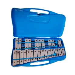 Metalófono Cromático 25 Tonos Azul All25W +Baqueta Adicional