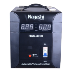 Estabilizador Auto/elect 3000v.a Has-3000 Nagashi Negro