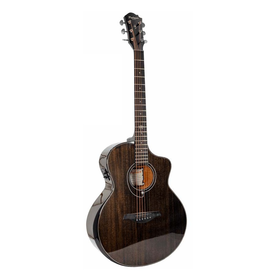 Palmer PF-32CEQTBK Guitarra Electroacústica Cuerdas Metal Color Negro