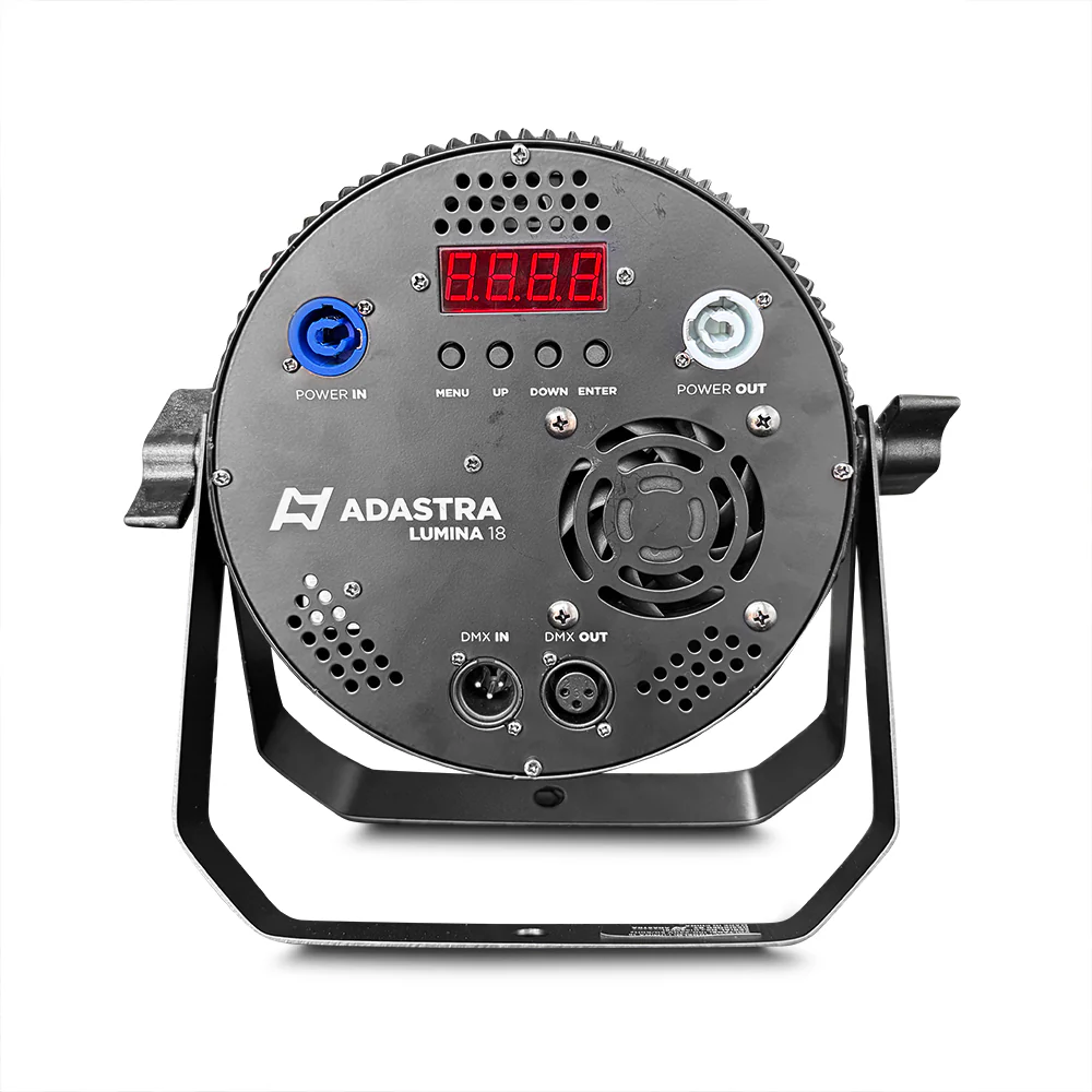 ADASTRA Kit 8 Par LED 18X12W RGBW LUMINA 18 con Case - Imagen 2