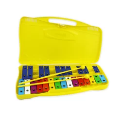 Metalofono de 25 Tonos+ 2 Baquetas Hendrix HX0011 Amarillo